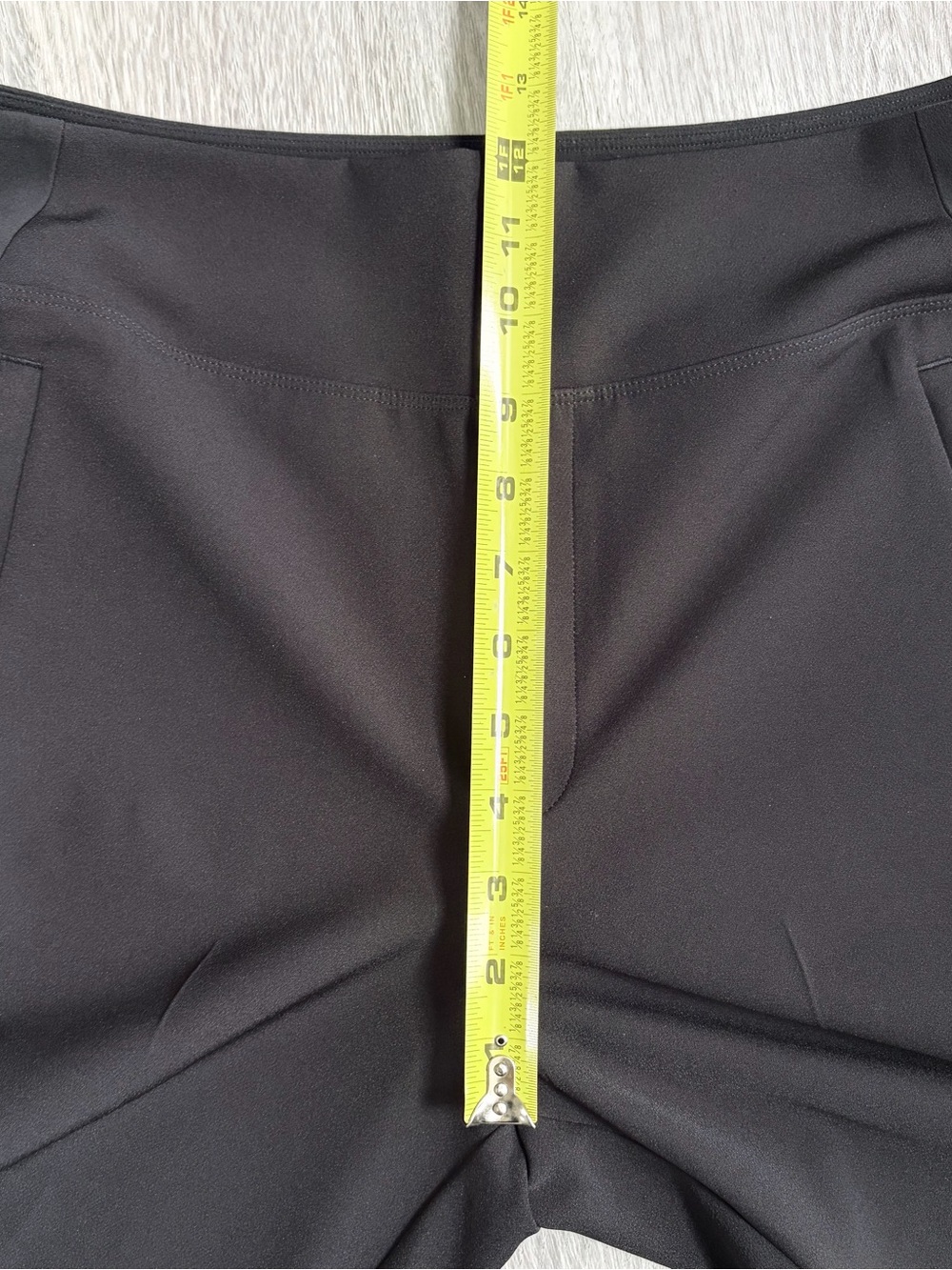 Athleta Endless Satin Side Stripe Pant Black Women's Size 10 High Rise Stretch - Picture 14 of 14